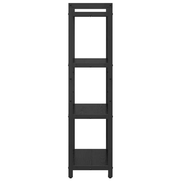 Bücherregal Schwarze Eiche 60 x 30 x 118 cm Holzwerkstoff