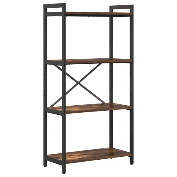 Bücherregal Räuchereiche 60 x 30 x 118 cm Spanplatte