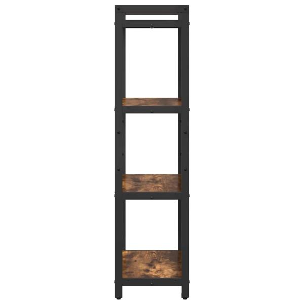 Bücherregal Räuchereiche 60 x 30 x 118 cm Spanplatte