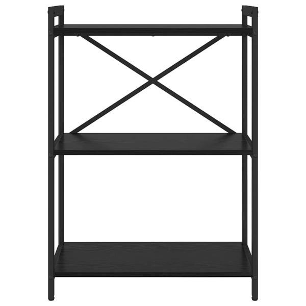 Bücherregal Schwarze Eiche 60 x 30 x 83 cm Holzwerkstoff