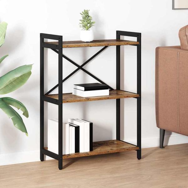 ARDEBO.de - Bücherregal Altholz 60 x 30 x 83 cm Holzwerkstoff