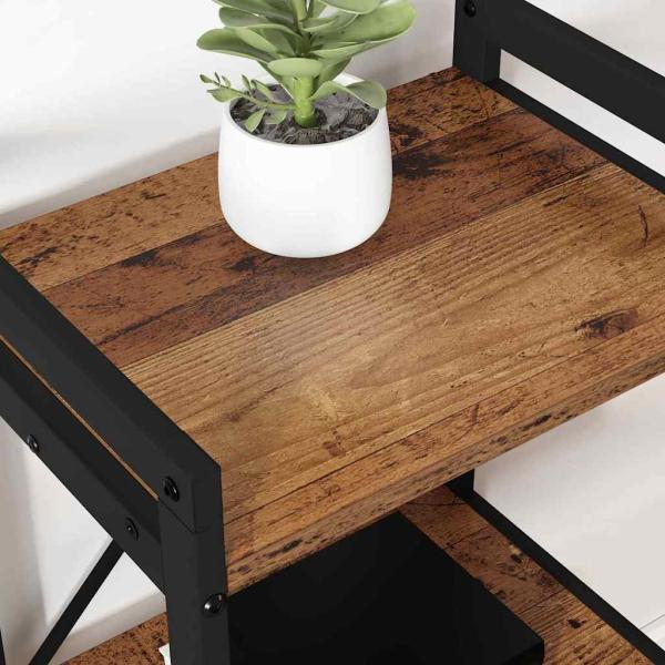 Bücherregal Altholz 60 x 30 x 83 cm Holzwerkstoff