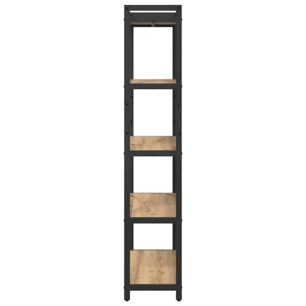 Bücherregal Eiche handwerklich 80 x 30 x 153 cm Holzwerkstoff