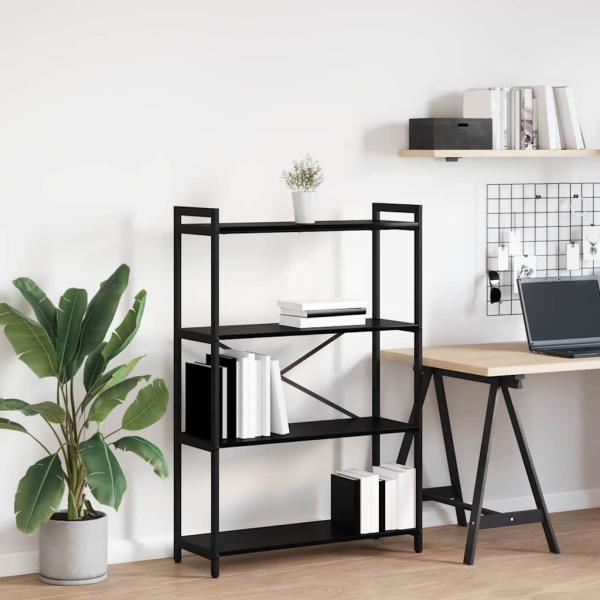 ARDEBO.de - Bücherregal Schwarze Eiche 80 x 30 x 118 cm Holzwerkstoff