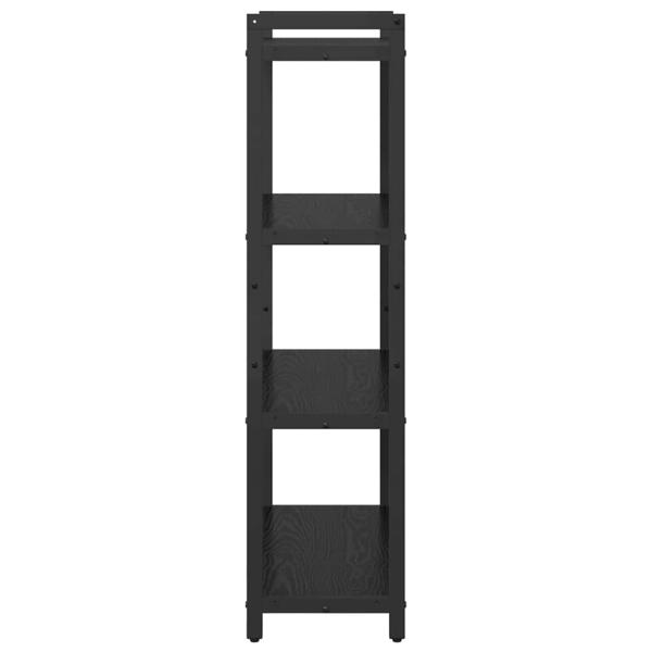 Bücherregal Schwarze Eiche 80 x 30 x 118 cm Holzwerkstoff