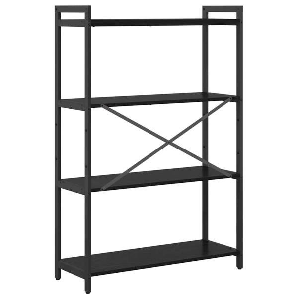 Bücherregal Schwarze Eiche 80 x 30 x 118 cm Holzwerkstoff
