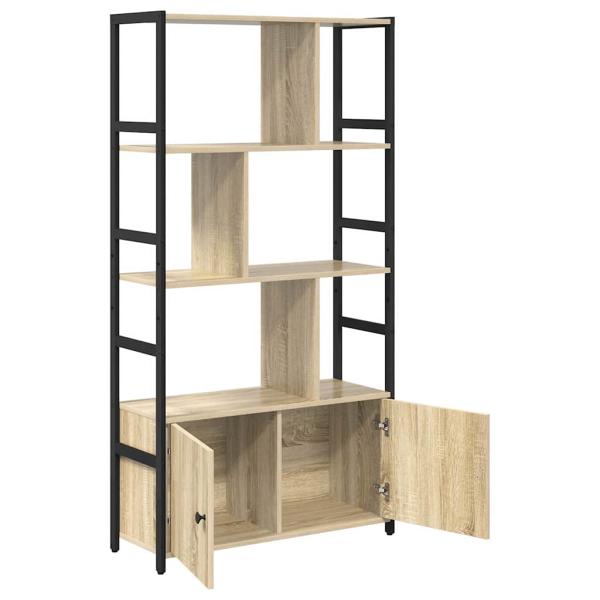 Regal Sonoma Eiche 80 x 30 x 155,5 cm Holzwerkstoff