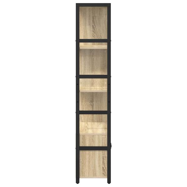 Regal Sonoma Eiche 80 x 30 x 155,5 cm Holzwerkstoff