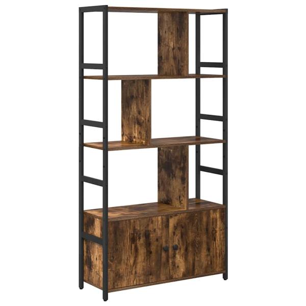 Regal Rauch-Eiche 80 x 30 x 155,5 cm Holzwerkstoff