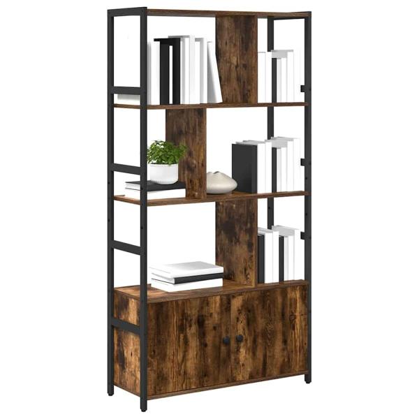 Regal Rauch-Eiche 80 x 30 x 155,5 cm Holzwerkstoff