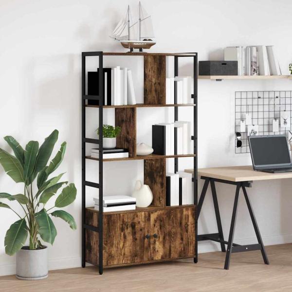 Regal Rauch-Eiche 80 x 30 x 155,5 cm Holzwerkstoff