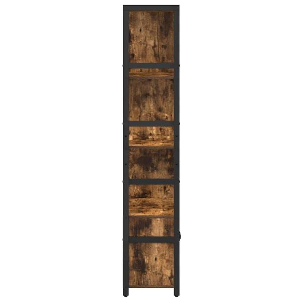 Regal Rauch-Eiche 80 x 30 x 155,5 cm Holzwerkstoff