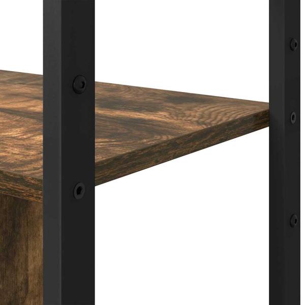 Regal Rauch-Eiche 80 x 30 x 155,5 cm Holzwerkstoff