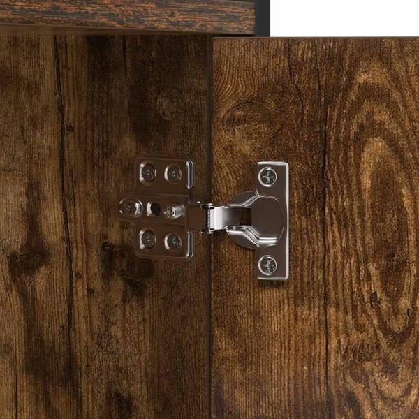 Regal Rauch-Eiche 80 x 30 x 155,5 cm Holzwerkstoff