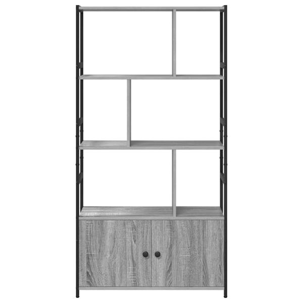 Regal Grau sonoma 80 x 30 x 155,5 cm Holzwerkstoff