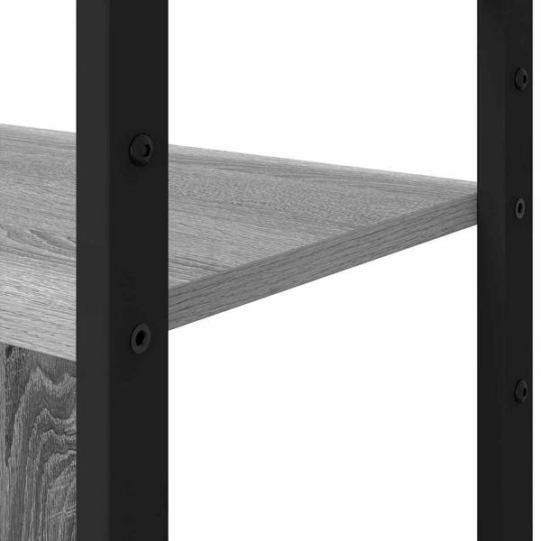 Regal Grau sonoma 80 x 30 x 155,5 cm Holzwerkstoff
