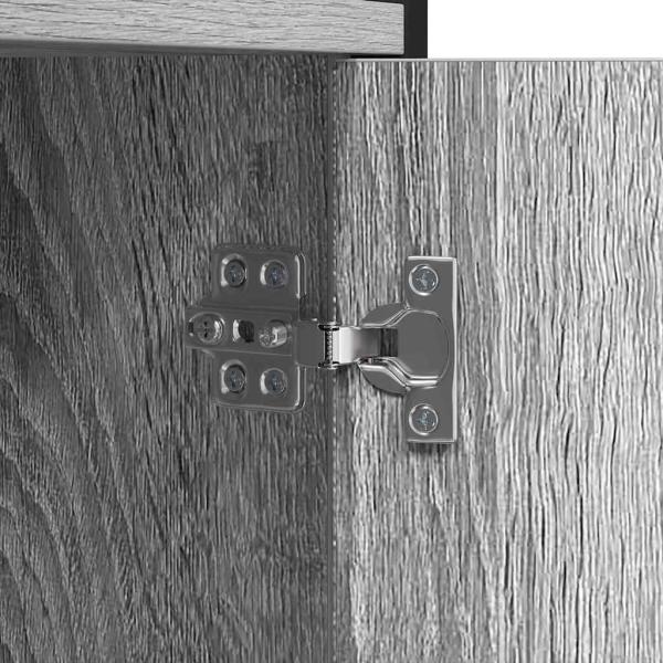 Regal Grau sonoma 80 x 30 x 155,5 cm Holzwerkstoff
