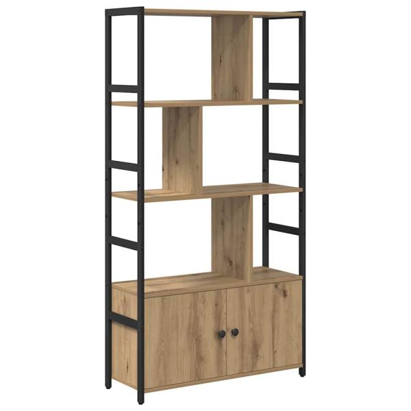 Regal Handwerklich gefertigter Eichenholz 80 x 30 x 155,5 cm