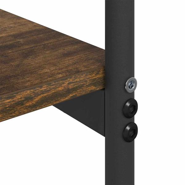 Konsolentisch Räuchereiche 101 x 35 x 80,5 cm Holzwerkstoff