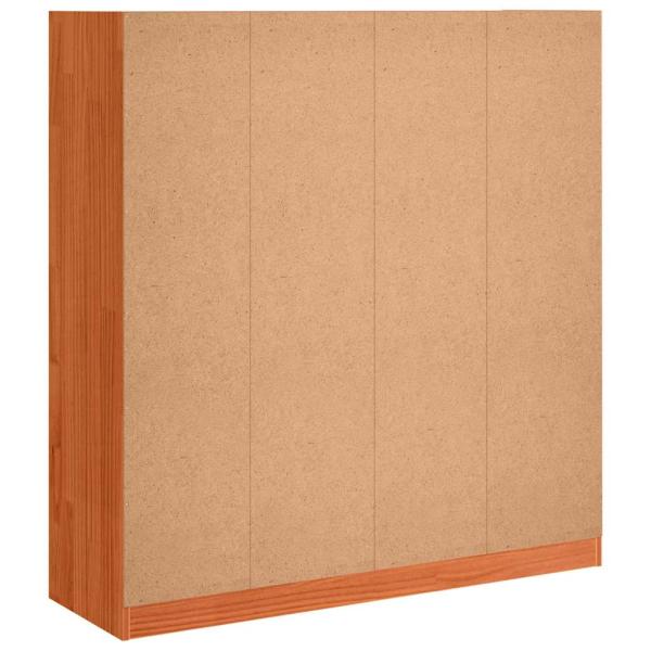 Bücherregal / Raumteiler Wachsbraun 104 x 33 x 110 cm
