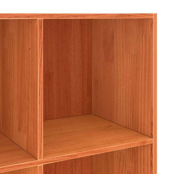 Bücherregal / Raumteiler Wachsbraun 104 x 33 x 110 cm