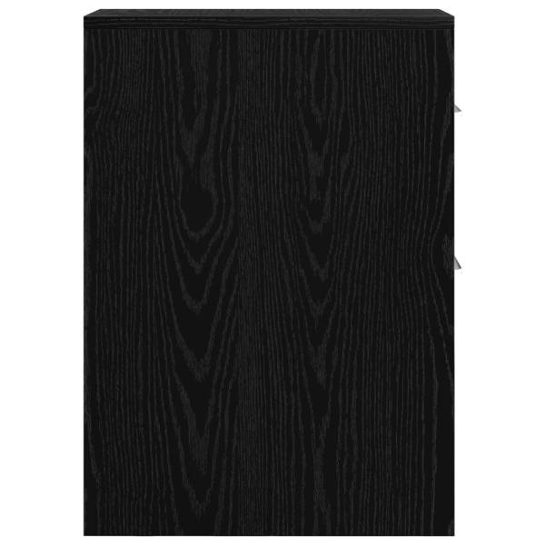 Schlanker Badezimmer-Schrank Schwarze Eiche 22 x 44 x 61,5 cm