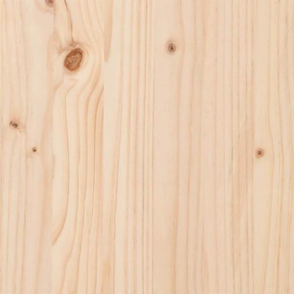 Bettgestell Braun 135 x 190 cm Kiefernholz