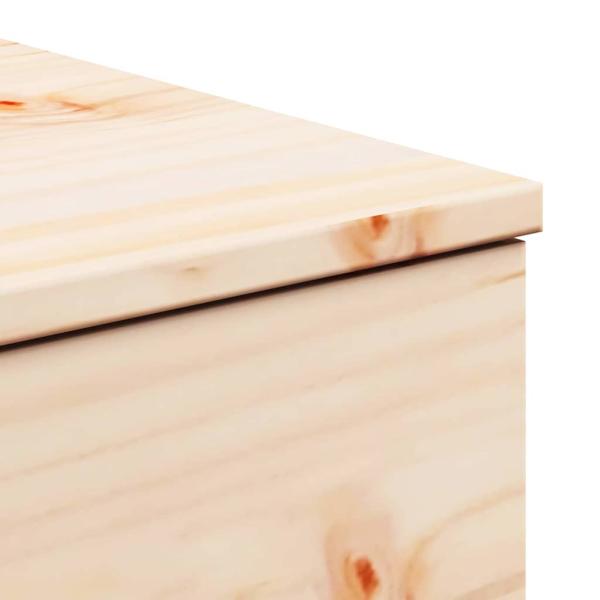 Wandmontierter Nachttisch Braun 37 x 35 x 18,5 cm Massivkiefer