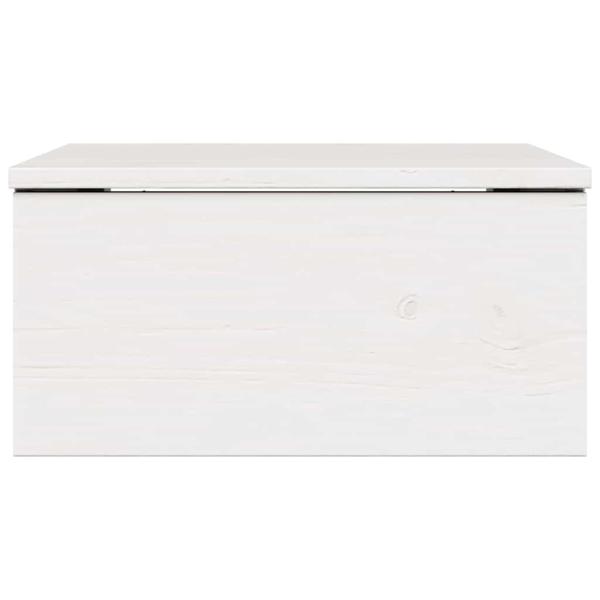 Wandmontierter Nachttisch 2 pcs Weiß 37 x 35 x 18,5 cm