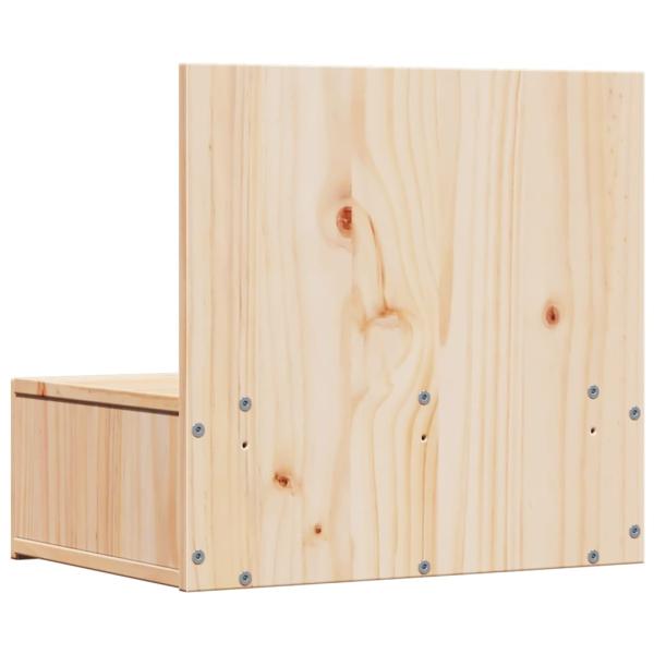 Wandmontierter Nachttisch 2 pcs Braun 42 x 32.5 x 40 cm