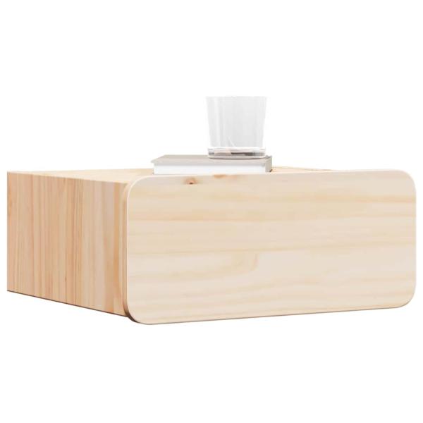 Wandmontierter Nachttisch 2 pcs Braun 39 x 34 x 16,5 cm