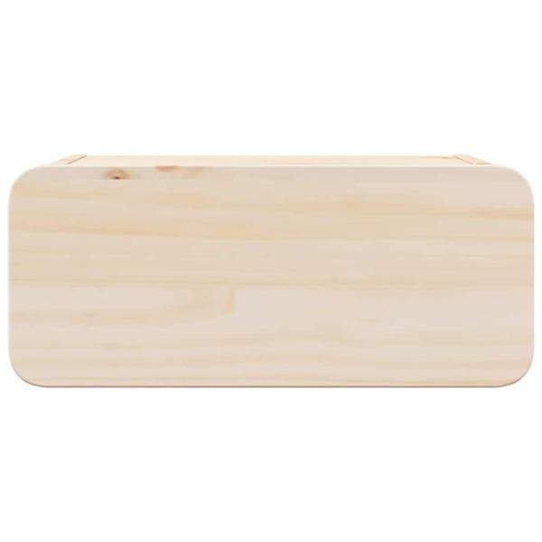 Wandmontierter Nachttisch 2 pcs Braun 39 x 34 x 16,5 cm