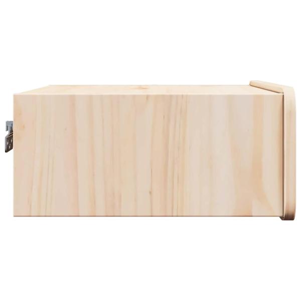 Wandmontierter Nachttisch 2 pcs Braun 39 x 34 x 16,5 cm