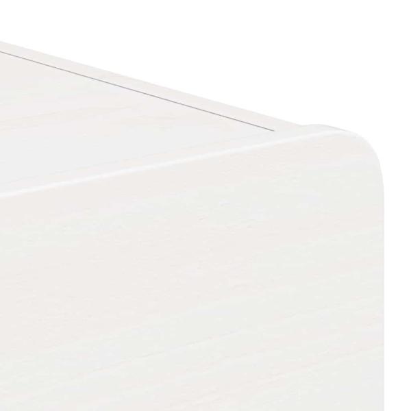 Wandmontierter Nachttisch 2 pcs Weiß 39 x 34 x 16,5 cm