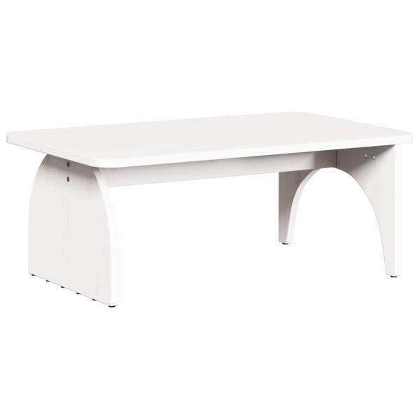 Couchtisch Weiß 80 x 50 x 31 cm Massivkiefer
