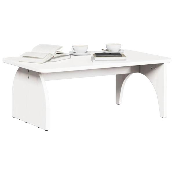 Couchtisch Weiß 80 x 50 x 31 cm Massivkiefer