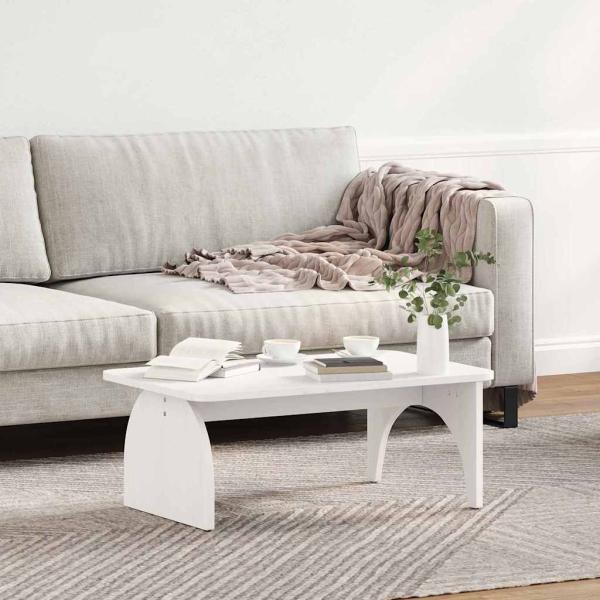 Couchtisch Weiß 80 x 50 x 31 cm Massivkiefer