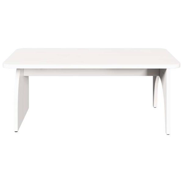Couchtisch Weiß 80 x 50 x 31 cm Massivkiefer