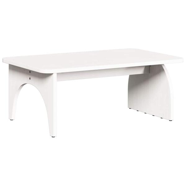Couchtisch Weiß 80 x 50 x 31 cm Massivkiefer