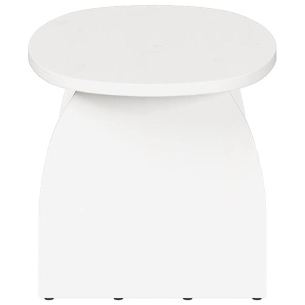 Couchtisch Weiß 80 x 40 x 35 cm Massivkiefer