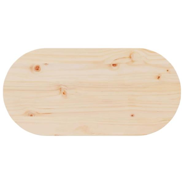 Couchtisch Natur 80 x 39,5 x 35 cm Massivkiefer