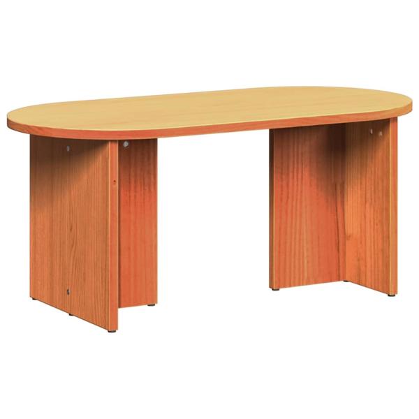 Couchtisch Wachsbraun 80 x 39,5 x 35 cm Massivkiefer