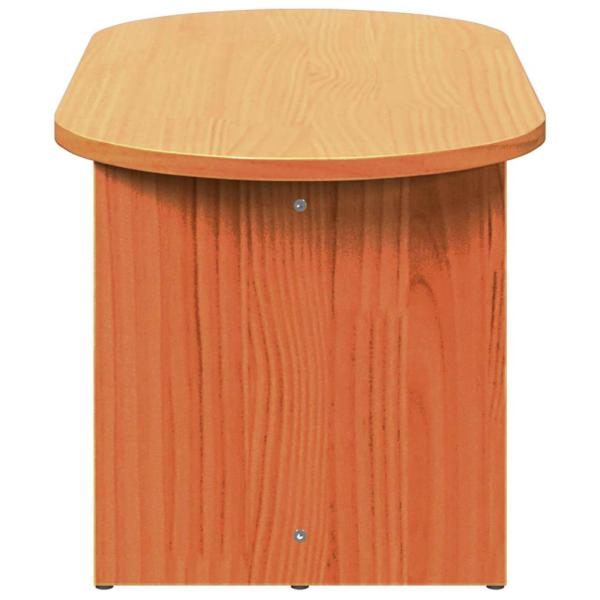 Couchtisch Wachsbraun 80 x 39,5 x 35 cm Massivkiefer