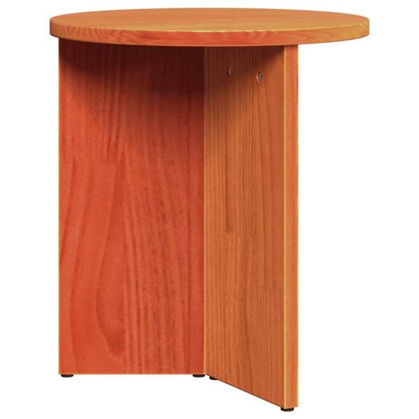 Kaffeetisch Set 2 pcs Wachsbraun 49 x 49 x 28 cm Massivkiefer