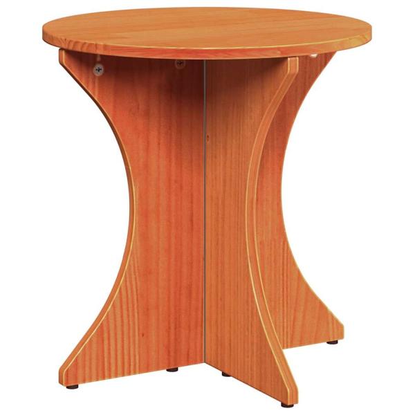 Kaffeetisch Set 3 pcs Wachsbraun 46 x 46 x 47 cm Massivkiefer