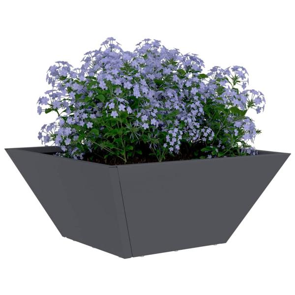 Kunststoff-Pflanzer 5 pcs Anthrazit 35 x 35 x 15 cm Stahl