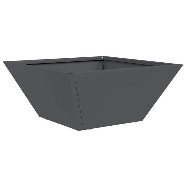 Kunststoff-Pflanzer 5 pcs Anthrazit 35 x 35 x 15 cm Stahl