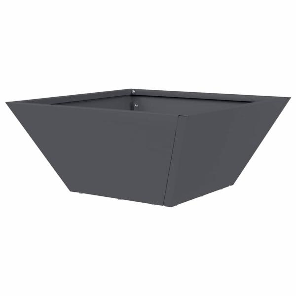 Kunststoff-Pflanzer 5 pcs Anthrazit 35 x 35 x 15 cm Stahl