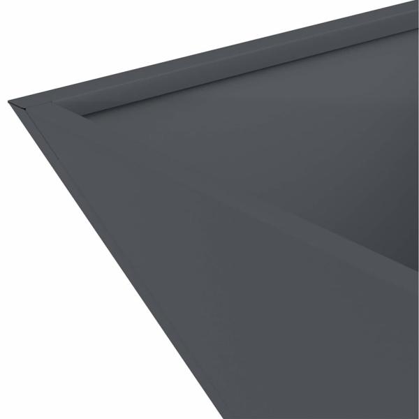 Kunststoff-Pflanzer 5 pcs Anthrazit 35 x 35 x 15 cm Stahl