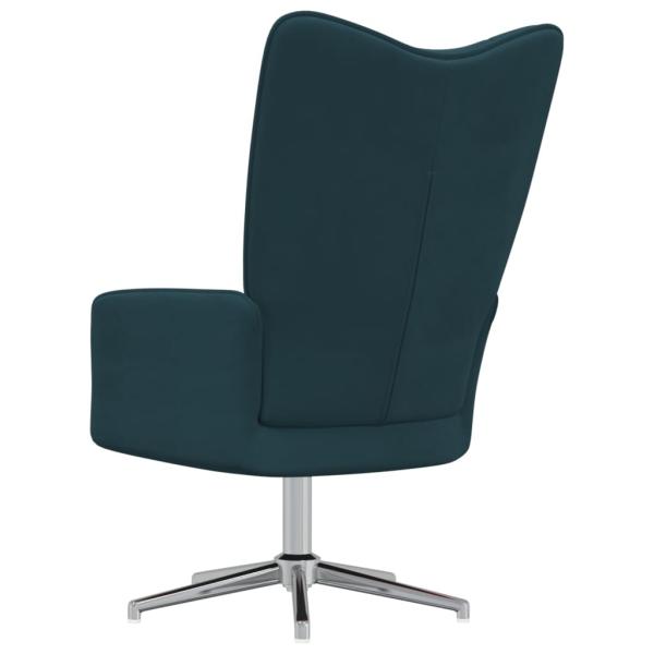 Relaxsessel Blau Samt